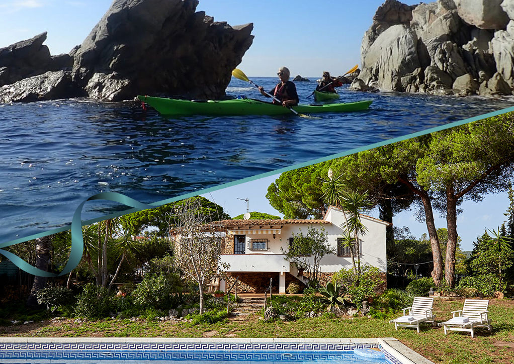 Pack 3 noches + Kayak <br>(Alojamiento casa 'S'Ermita' 6 pax.)